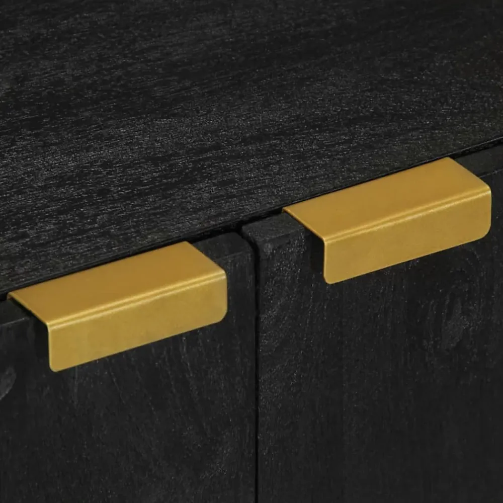 Meuble Wc|Vidaxl Armoire lavabo de salle de bain noir bois d'ingénierie