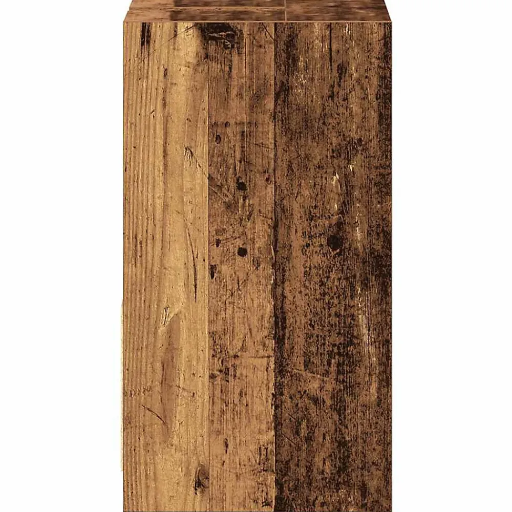 Vidaxl Armoire lavabo de salle de bain vieux bois 60x33x60 cm