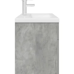 Meuble Wc|Vidaxl Armoire lavabo de salle de bain avec bassin intégré et robinet