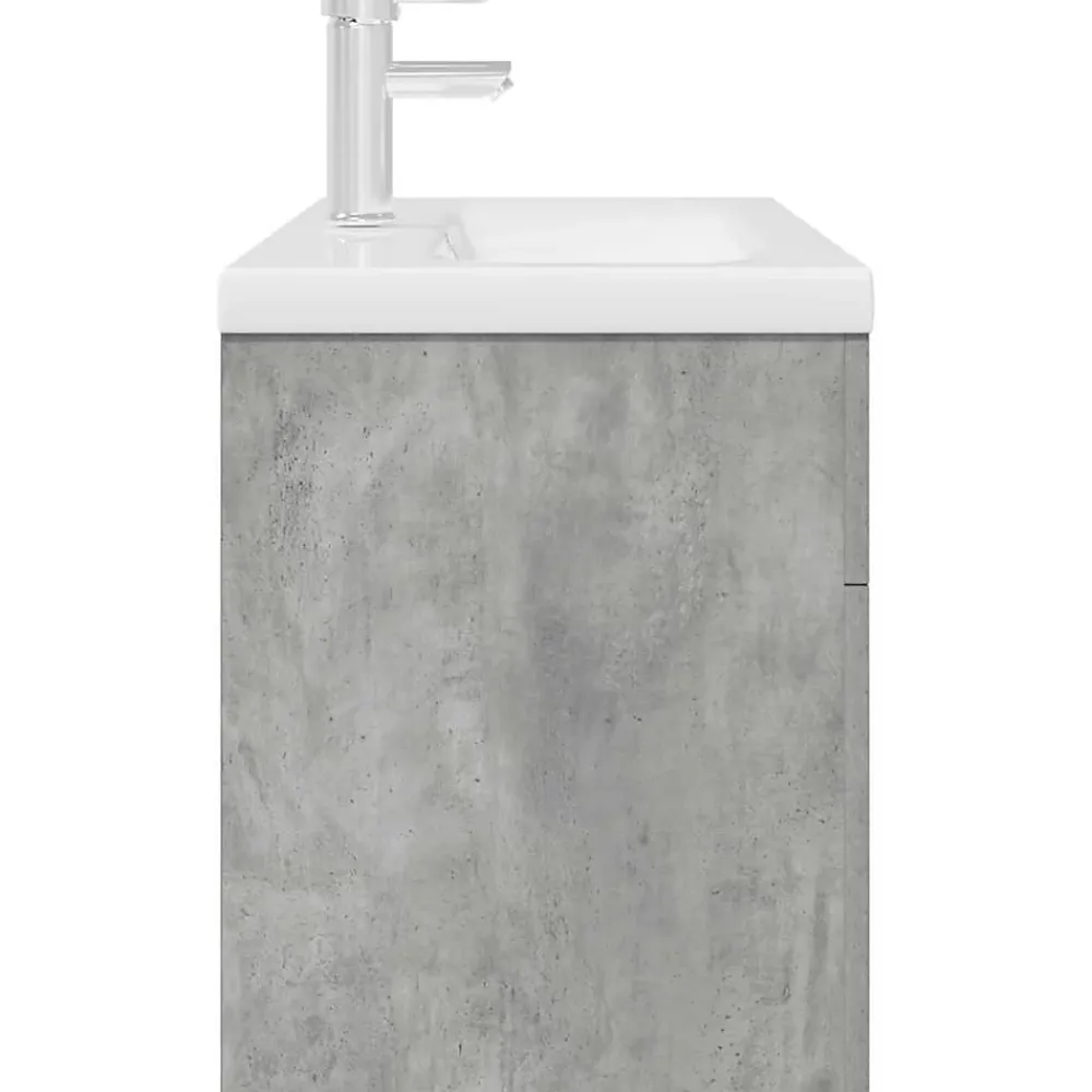 Meuble Wc|Vidaxl Armoire lavabo de salle de bain avec bassin intégré et robinet