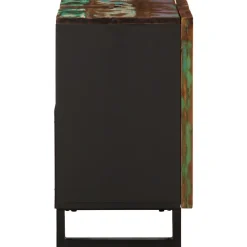 Vidaxl Armoire lavabo de salle de bain 62x34x58cm bois massif d'acacia
