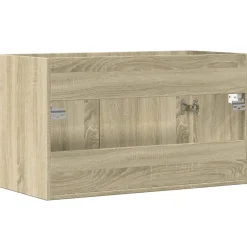 Vidaxl Armoire lavabo de salle de bain chêne sonoma bois d'ingénierie