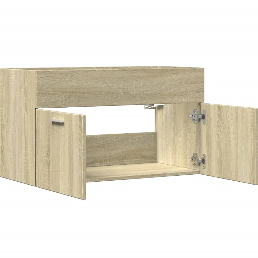 Vidaxl Armoire lavabo de salle de bain chêne sonoma bois d'ingénierie