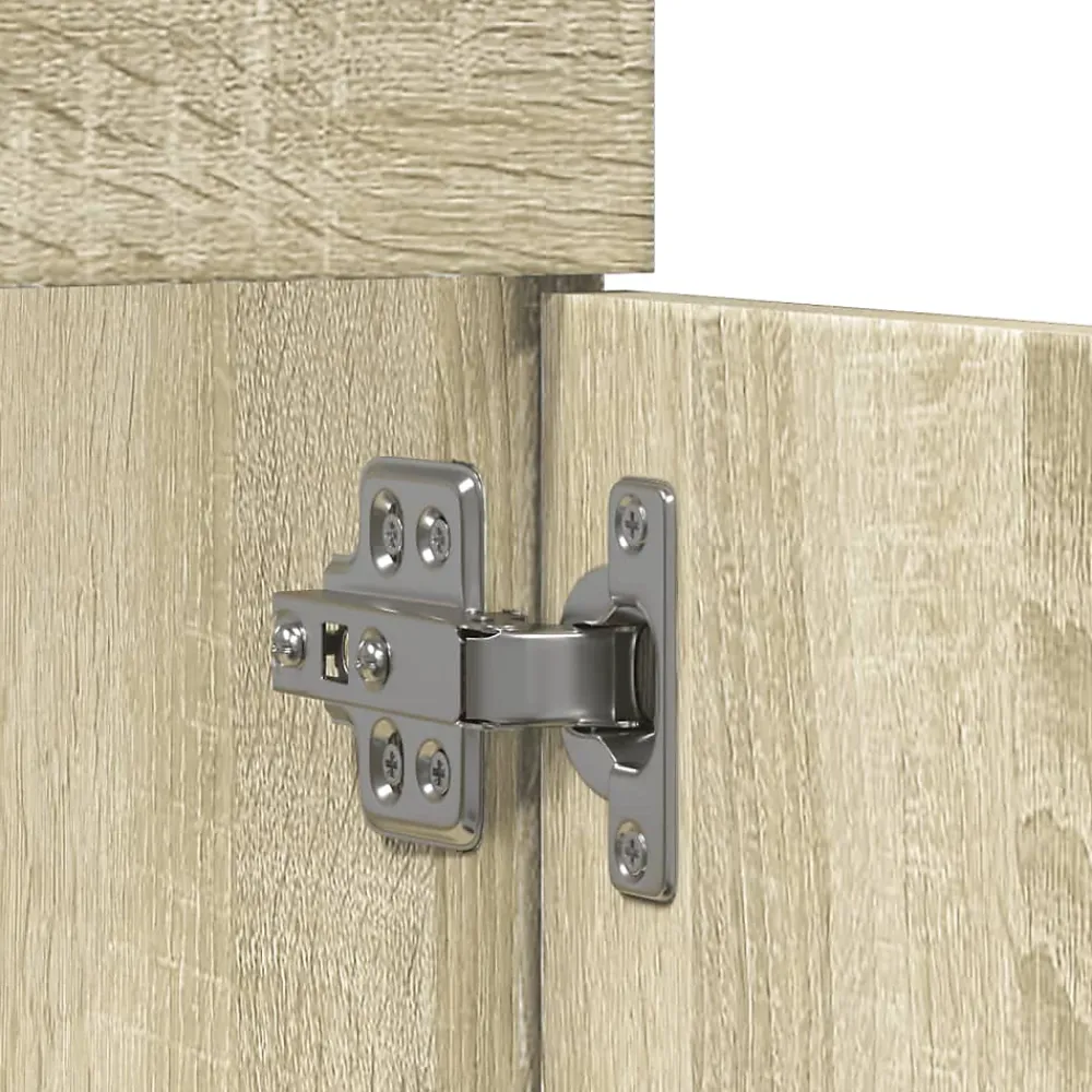 Vidaxl Armoire lavabo de salle de bain chêne sonoma bois d'ingénierie