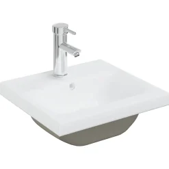 Vidaxl Armoire lavabo de salle de bain avec bassin intégré et robinet