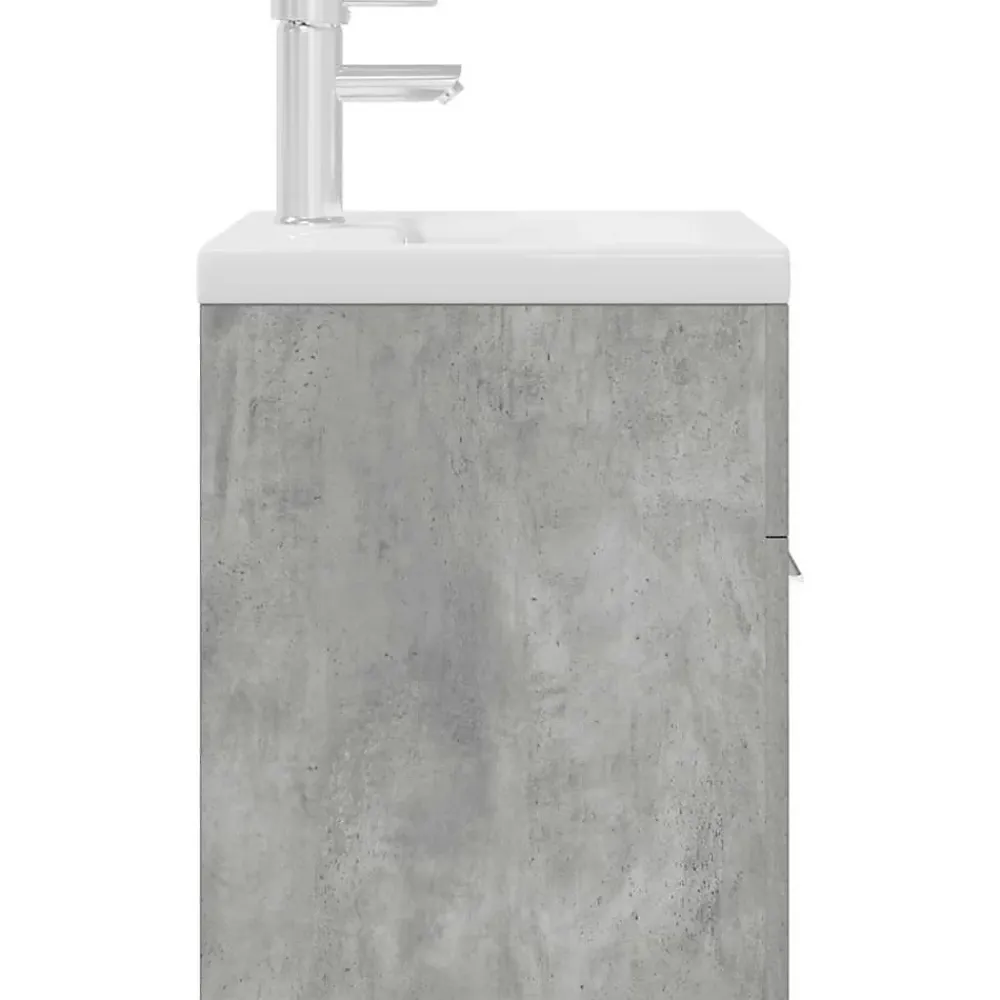 Vidaxl Armoire lavabo de salle de bain avec bassin intégré et robinet