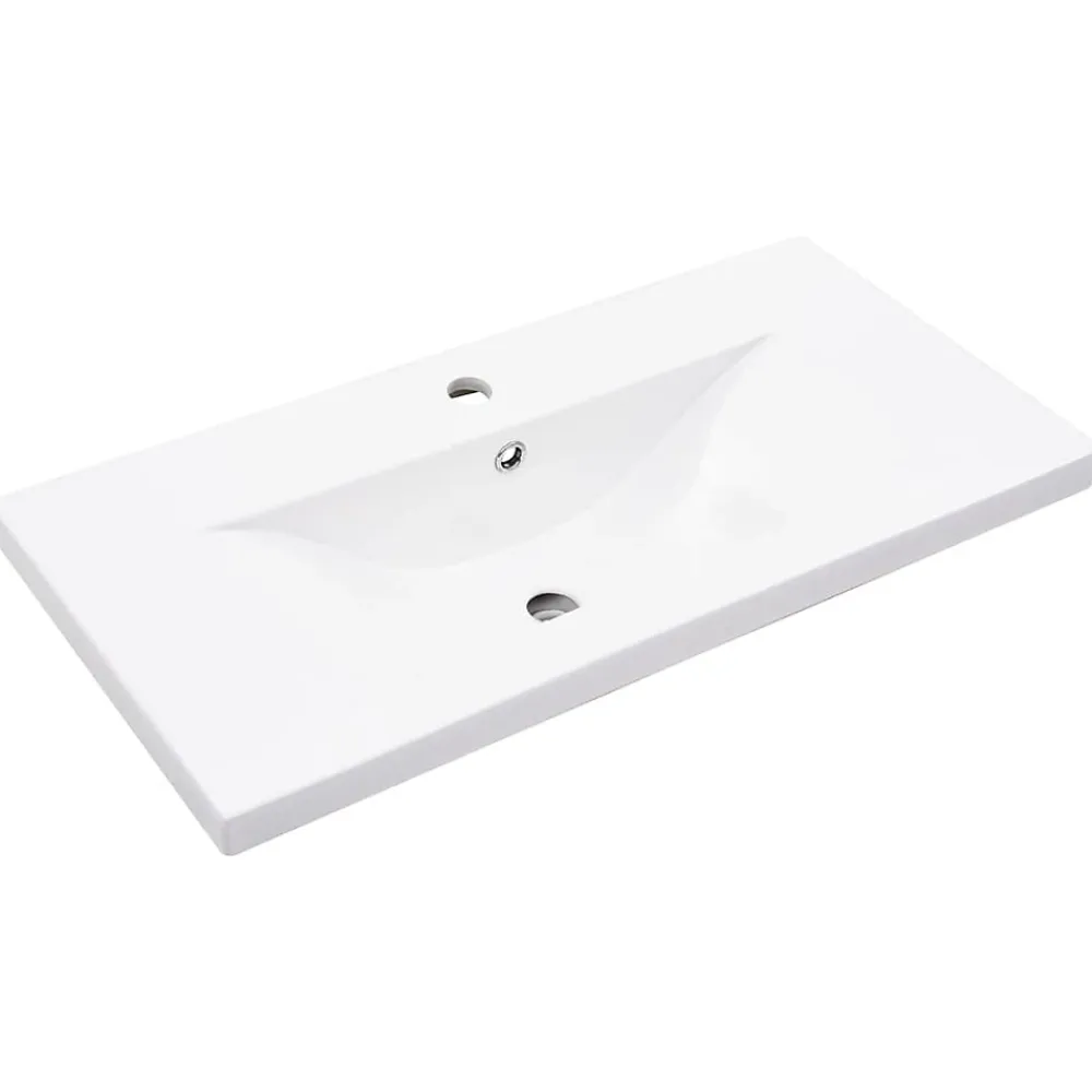 Meuble Wc|Vidaxl Armoire lavabo de salle de bain avec bassin intégré gris béton