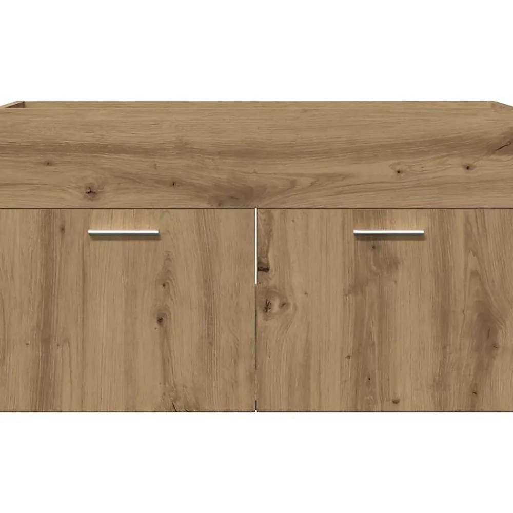Meuble Wc|Vidaxl Armoire lavabo de salle de bain chêne artisanal bois ingénierie