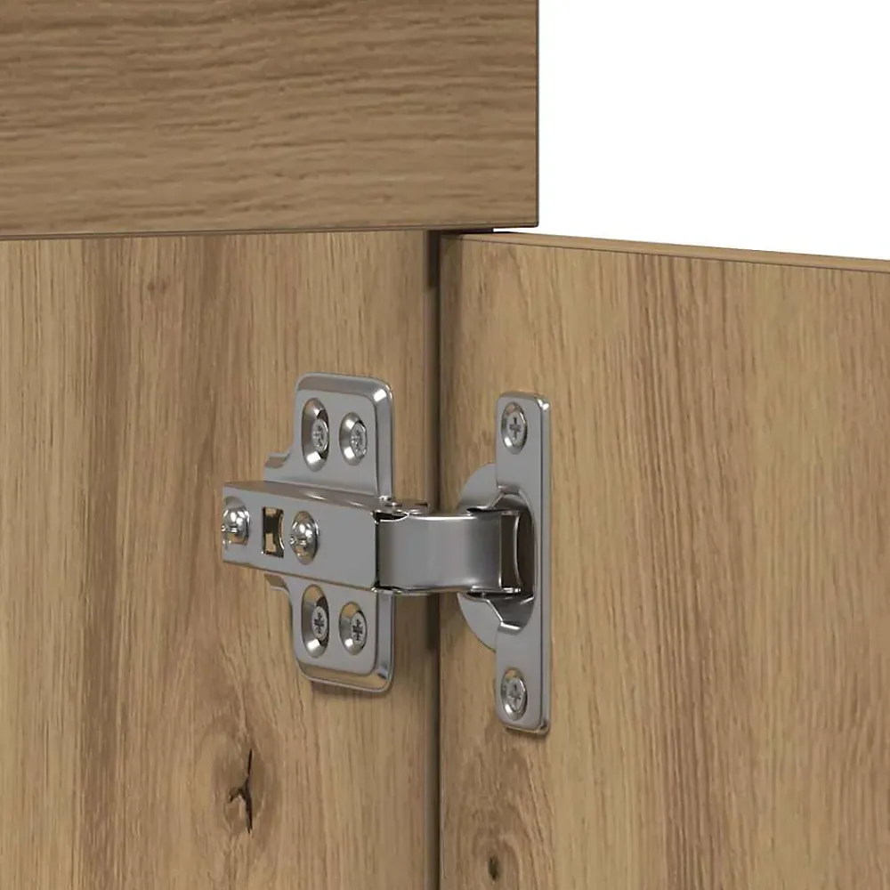 Meuble Wc|Vidaxl Armoire lavabo de salle de bain chêne artisanal bois ingénierie