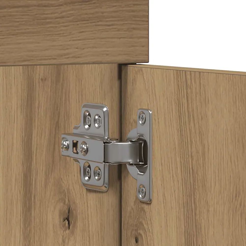 Vidaxl Armoire lavabo de salle de bain chêne artisanal bois ingénierie