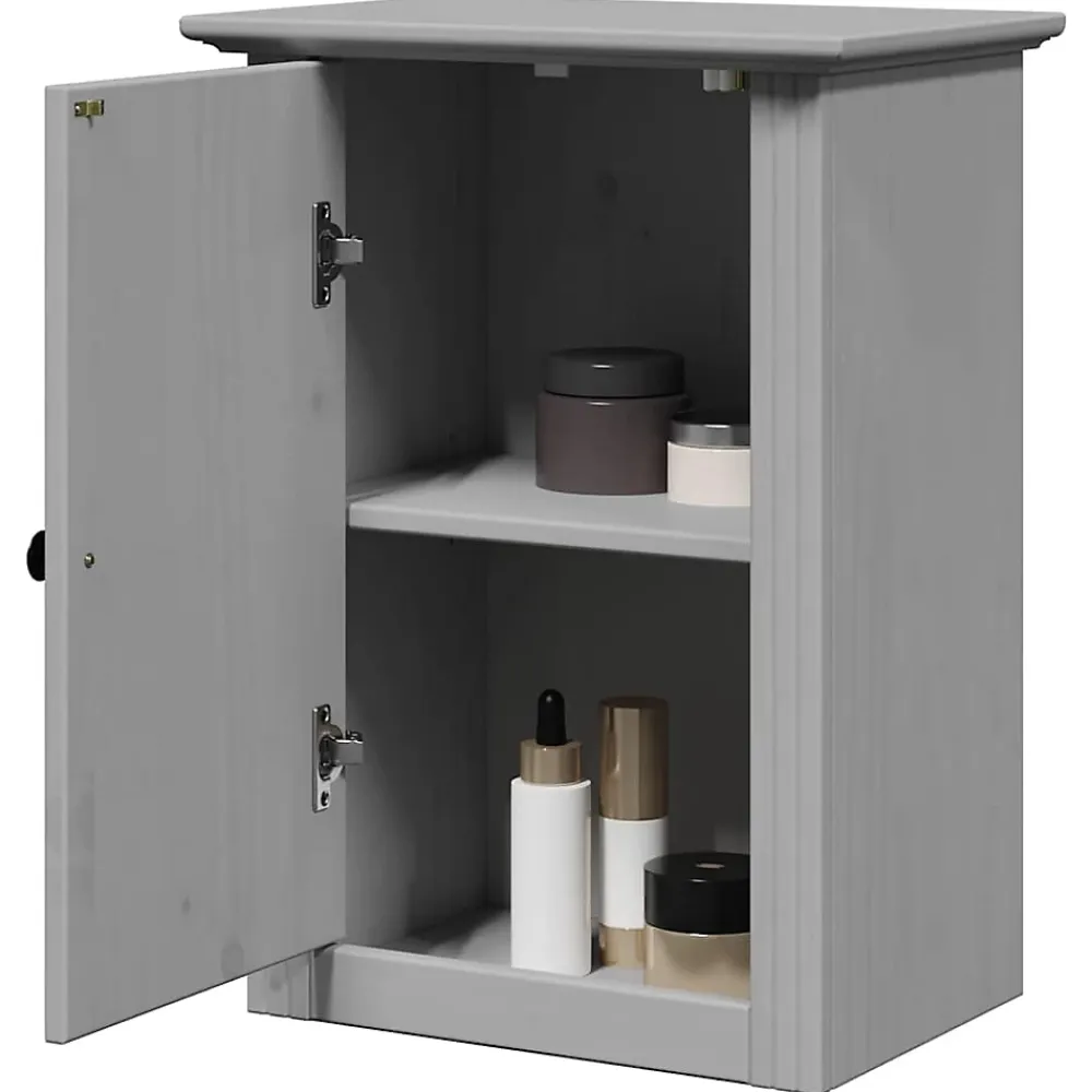 Vidaxl Armoire murale de salle de bain BODO gris 44x30x60 cm
