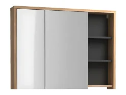 Armoire De Salle De Bains|Vente-unique Armoire murale de salle de bain coloris naturel - 100 cm - PURNAL
