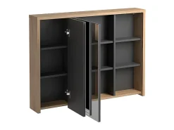 Armoire De Salle De Bains|Vente-unique Armoire murale de salle de bain coloris naturel - 100 cm - PURNAL