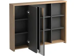 Armoire De Salle De Bains|Vente-unique Armoire murale de salle de bain coloris naturel - 100 cm - PURNAL