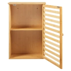 [En.Casa] Armoire murale de salle de bain Järfälla bambou 55 x 37 x 16 cm naturel en.casa