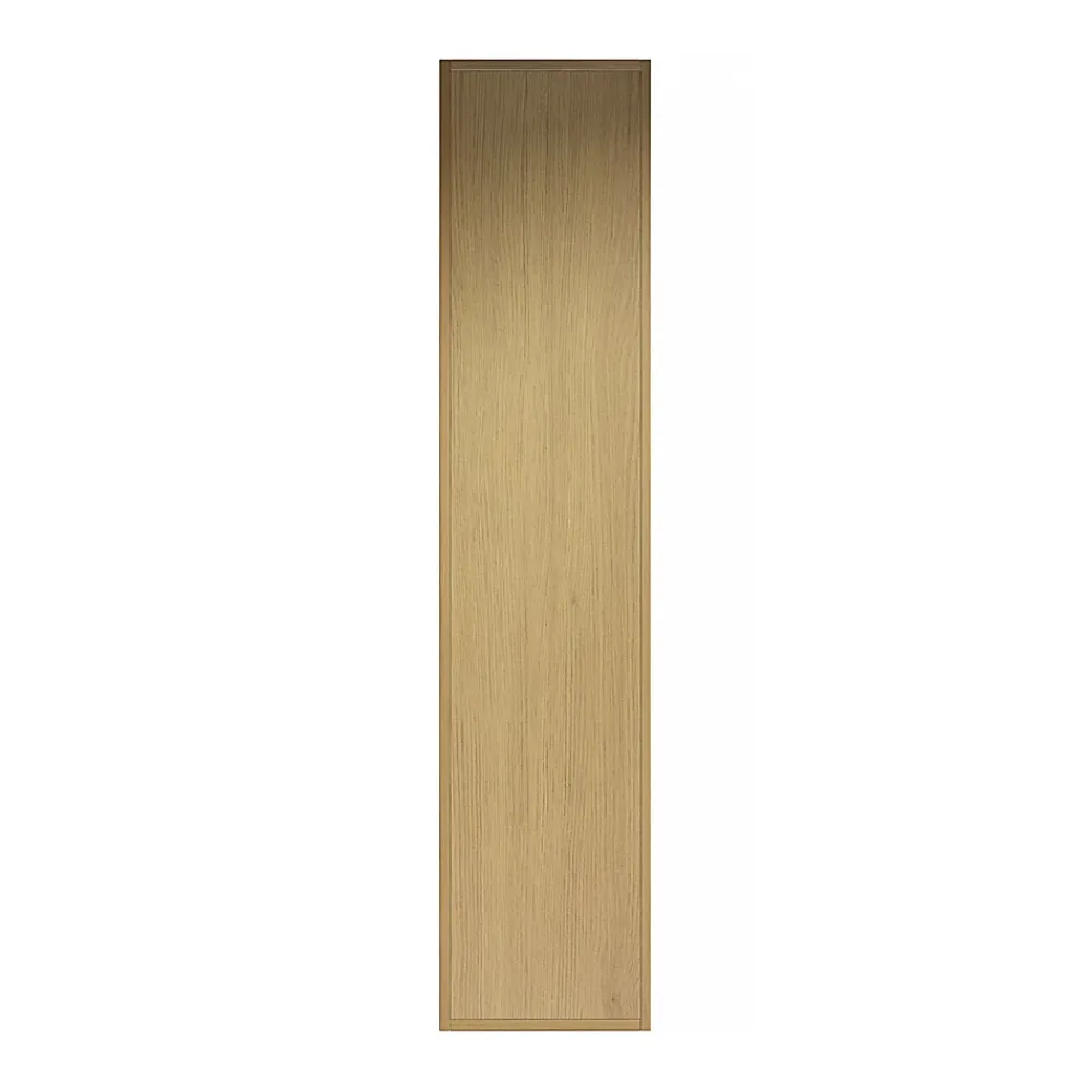 ProximaX Armoire murale salle de bain 160 cm, meuble étroit avec 2 portes et 1 compartiment ouvert, finition bois Corolla