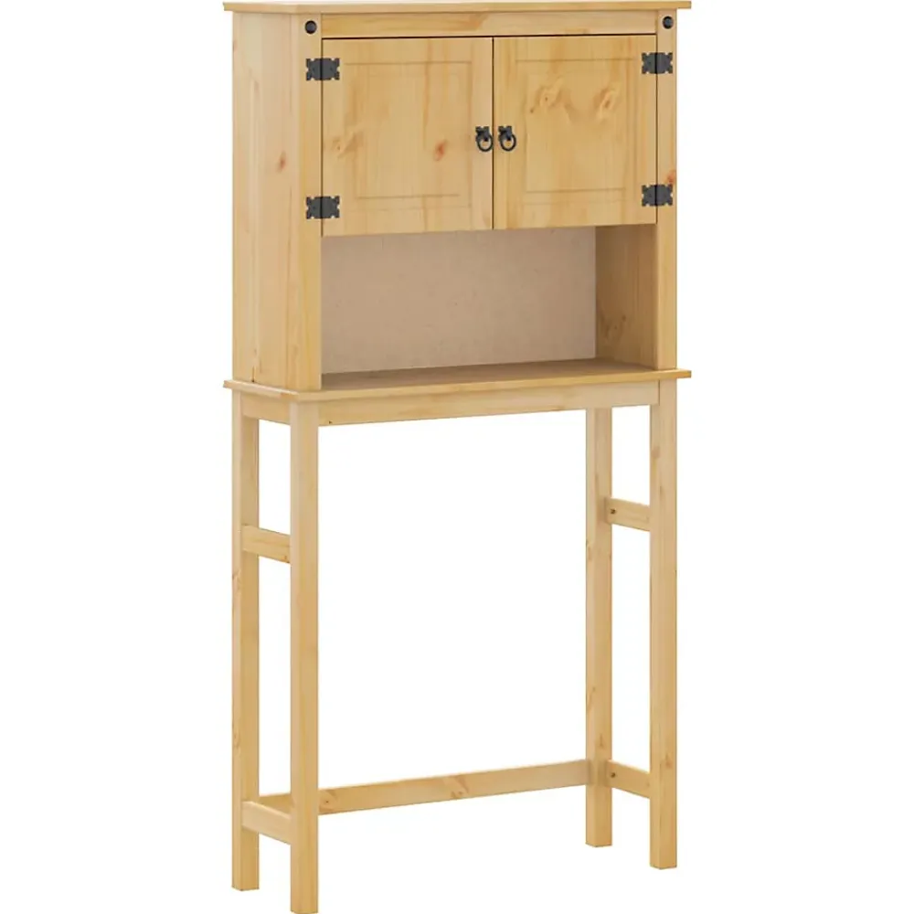Meuble Wc|Vidaxl Armoire pour machine à laver salle de bain Corona pin massif