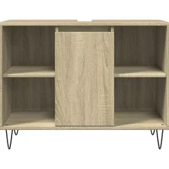 Meuble Wc|Vidaxl Armoire salle de bain chêne sonoma 80x33x60cm bois d'ingénierie