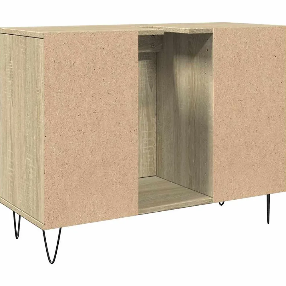 Meuble Wc|Vidaxl Armoire salle de bain chêne sonoma 80x33x60cm bois d'ingénierie