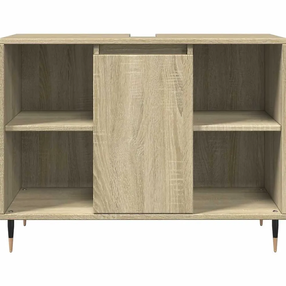 Meuble Wc|Vidaxl Armoire salle de bain chêne sonoma 80x33x60cm bois d'ingénierie