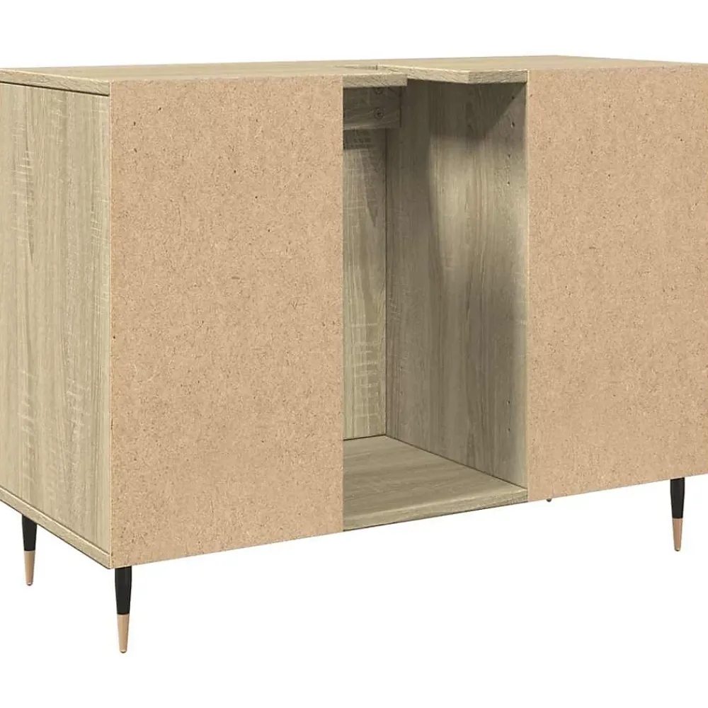 Meuble Wc|Vidaxl Armoire salle de bain chêne sonoma 80x33x60cm bois d'ingénierie