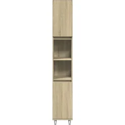 Vidaxl Armoire salle de bain chêne sonoma 30x30x190 cm