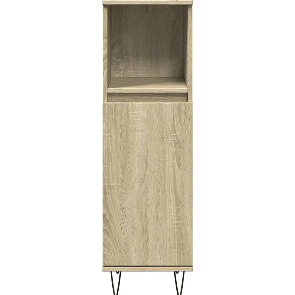 Meuble Wc|Vidaxl Armoire salle de bain chêne sonoma 30x30x100 cm