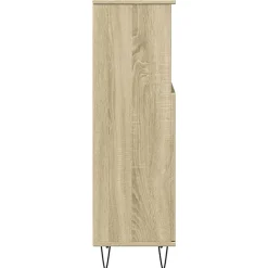 Meuble Wc|Vidaxl Armoire salle de bain chêne sonoma 30x30x100 cm