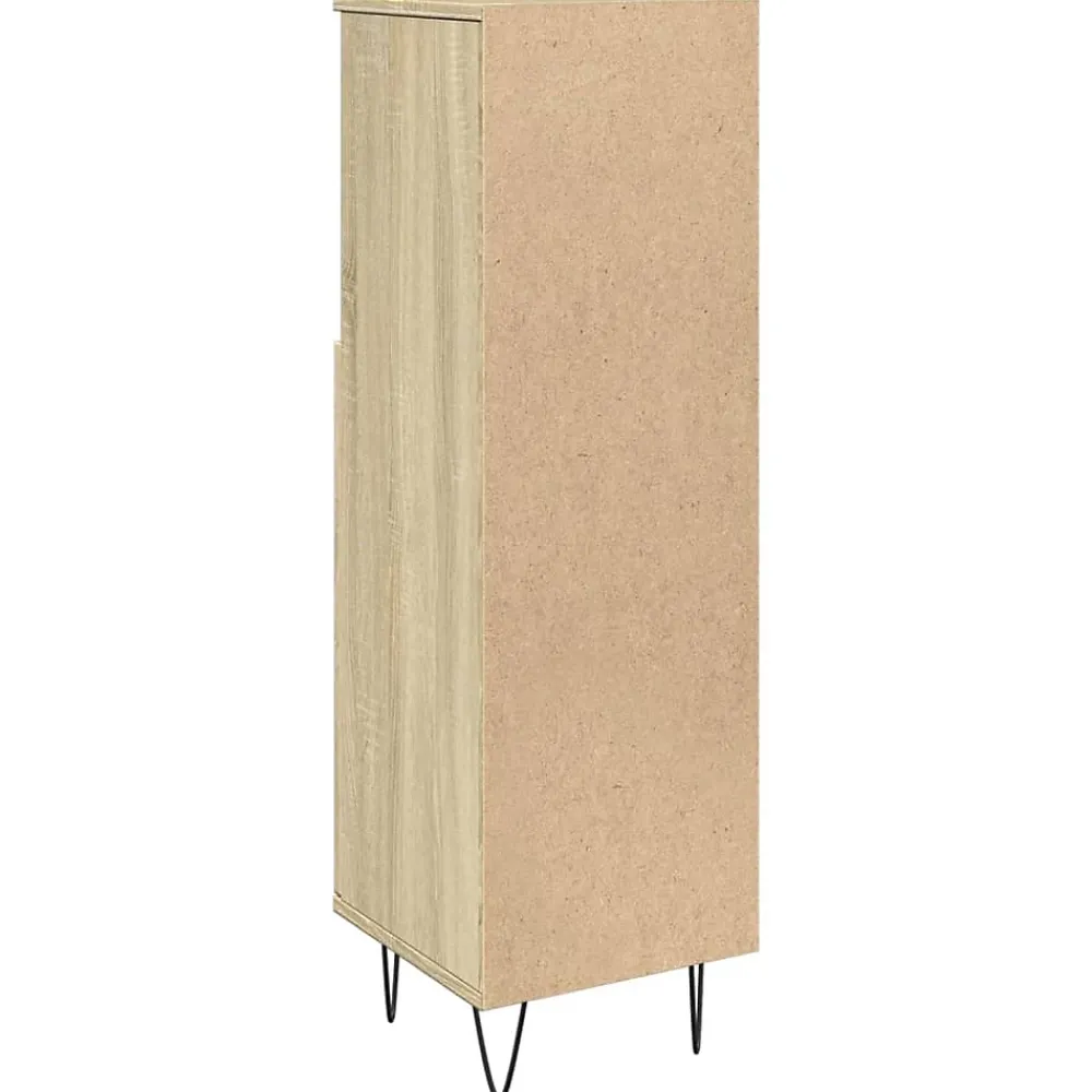 Meuble Wc|Vidaxl Armoire salle de bain chêne sonoma 30x30x100 cm