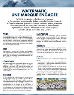 Watermatic Bac à graisse à poser avec débourbeur ÉCO-Graisse adapté aux food-trucks éviers ou lave vaisselles