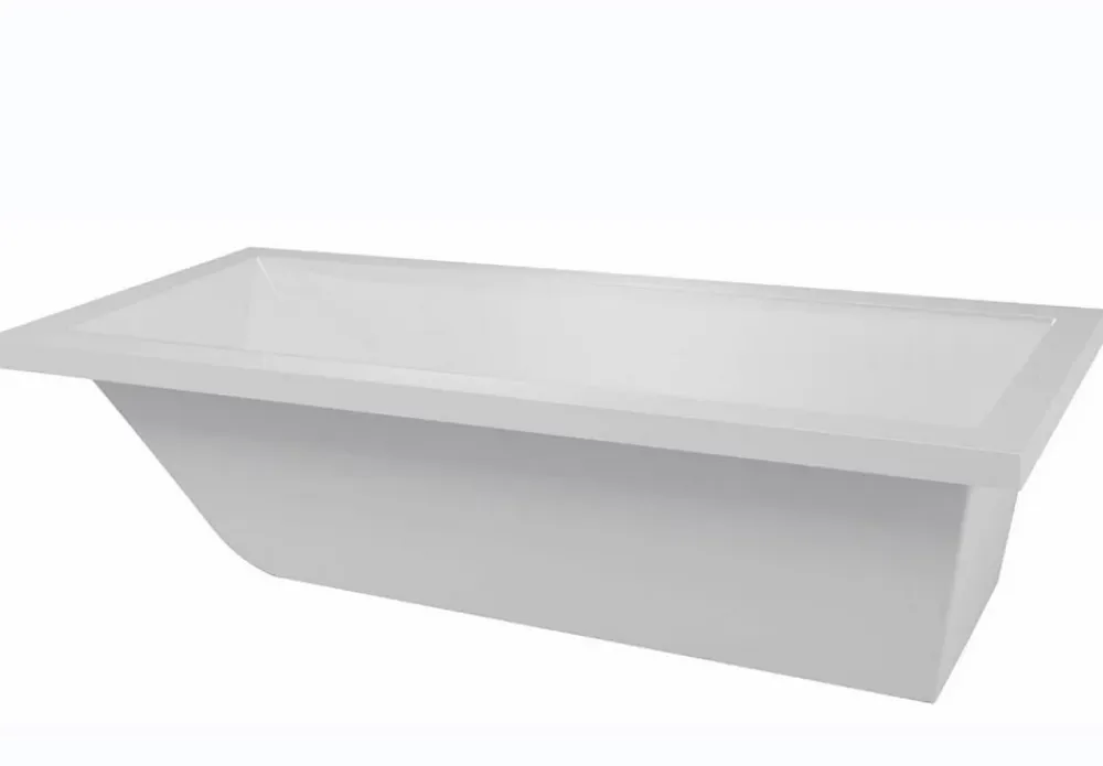Novellini Baignoire à encastrer Calos 2.0 (avec pieds inclus) - Dimensions :180 x 80 x 58 - 235 litres