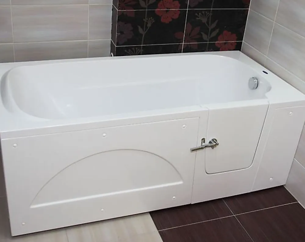Azura Home Design Baignoire à porte EULALIE - 140cm