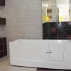 Azura Home Design Baignoire à porte EULALIE - 160cm