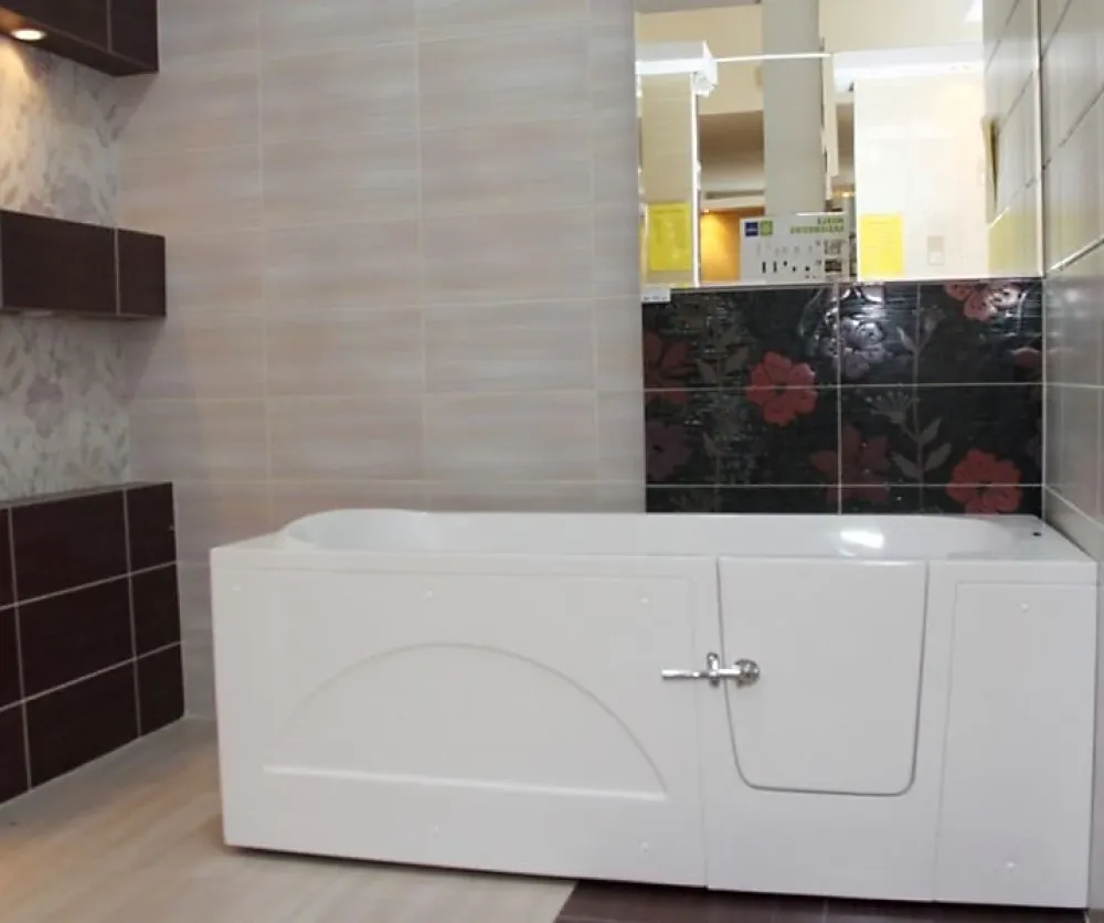 Azura Home Design Baignoire à porte EULALIE - 150cm