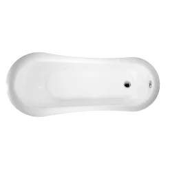 Rogier & Mothes Baignoire ancienne retro sur pieds RICHMOND Blanche 155 cm Pieds d'Aigle Blancs