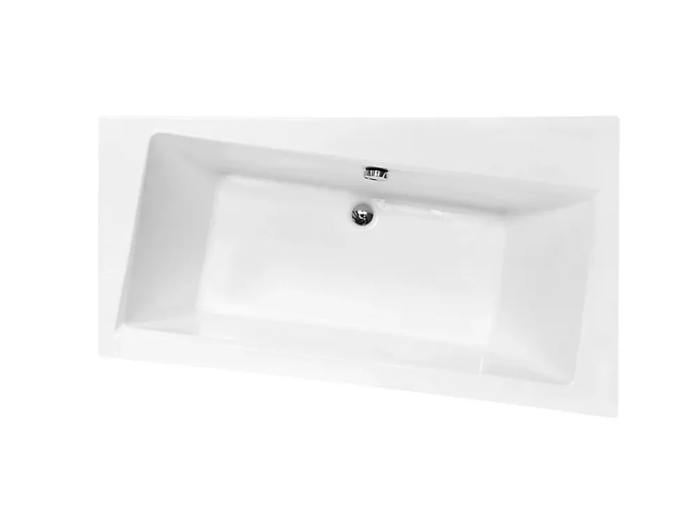Baignoire D'Angle|Azura Home Design Baignoire angle droit ZIANIGI avec tablier - 150cm