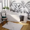 Baignoire Asymétrique|GoodHome Baignoire asymétrique gauche 160x90 cm, blanc, Teesta