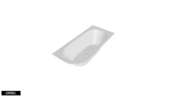 Baignoire Asymétrique|Besco Baignoire Asymétrique sans Tablier - 170 x 75 cm - AVITA SANS TABLIER - DROITE - 1 REPOSE-TÊTE OFFERT