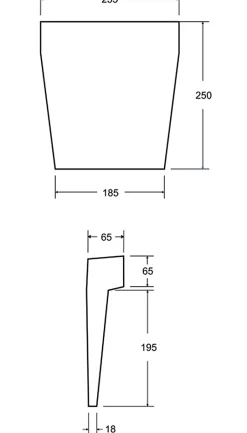 Baignoire D'Angle|Badland Baignoire asymétrique 170x125 Droite INTIMA SLIM acrylique blanc+Habillage en polystyrène(4 cm)+Repose Tête+Pieds +Vidage à chromé