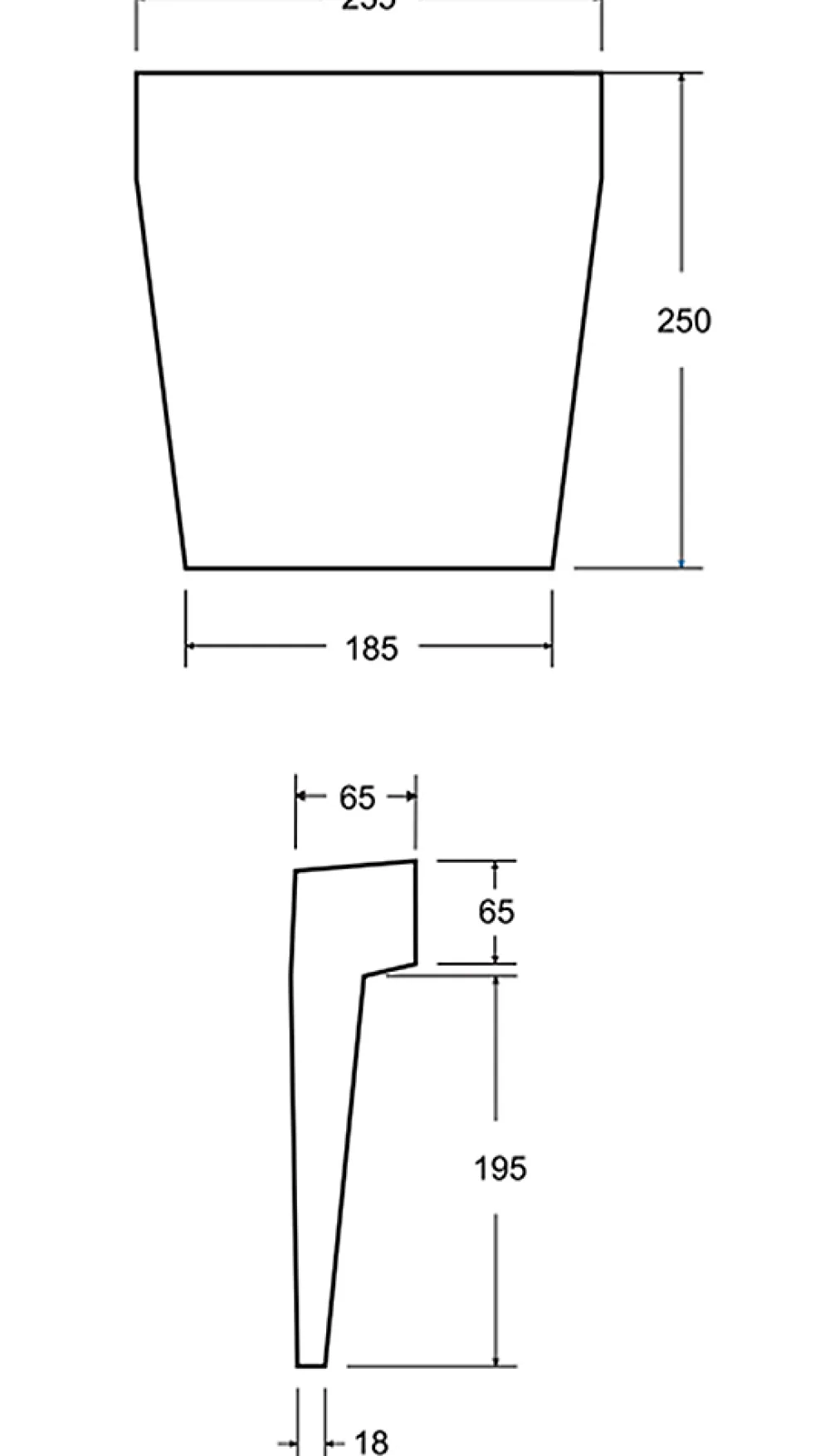 Baignoire D'Angle|Badland Baignoire asymétrique 170x125 Droite INTIMA SLIM acrylique blanc+Habillage en polystyrène(4 cm)+Repose Tête+Pieds +Vidage à chromé