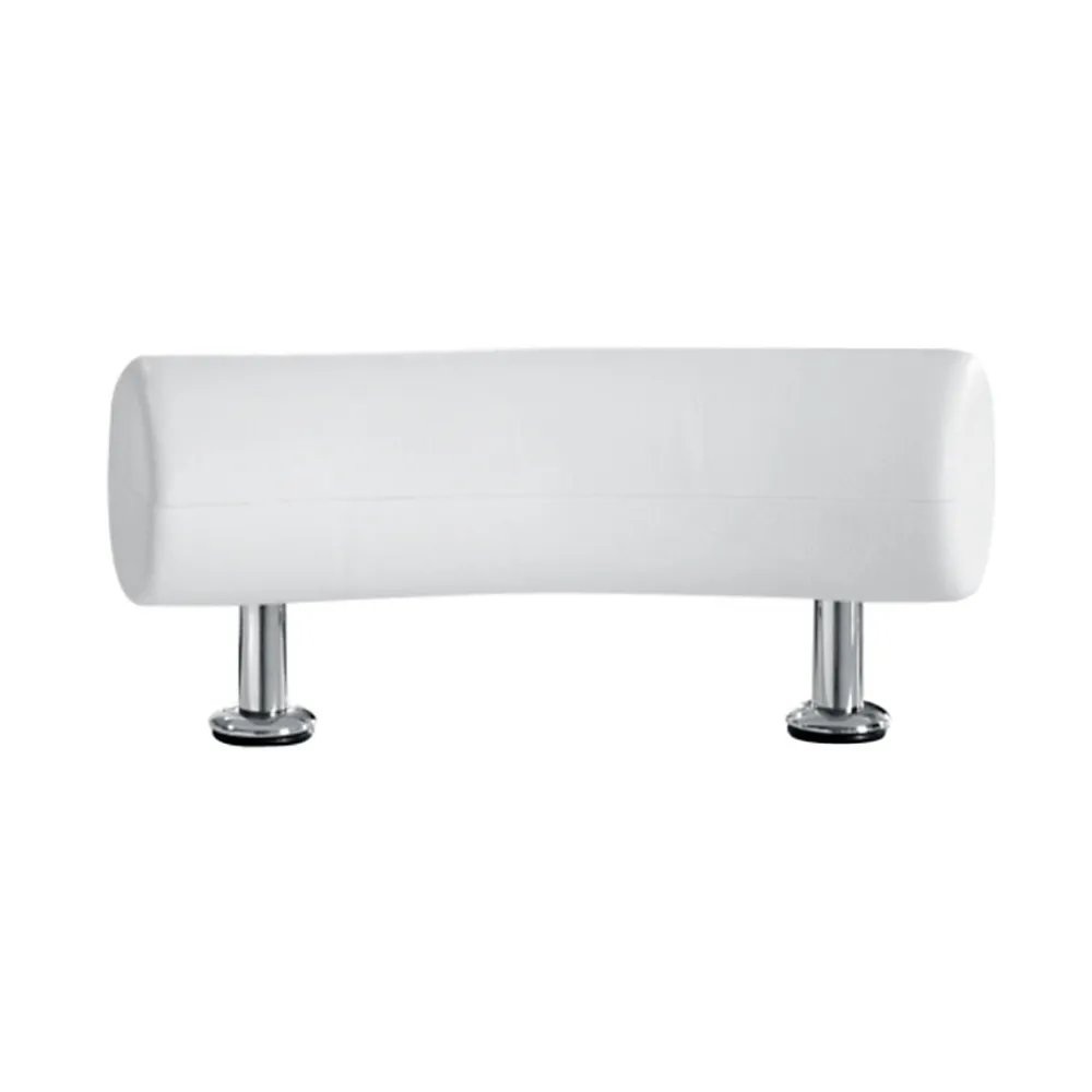 Baignoire D'Angle|Badland Baignoire asymétrique 150x70 Droite MILENA PREMIUM acrylique blanc, sans Habillage +Poignées +Repose Tête +Pieds + Vidage à chromé