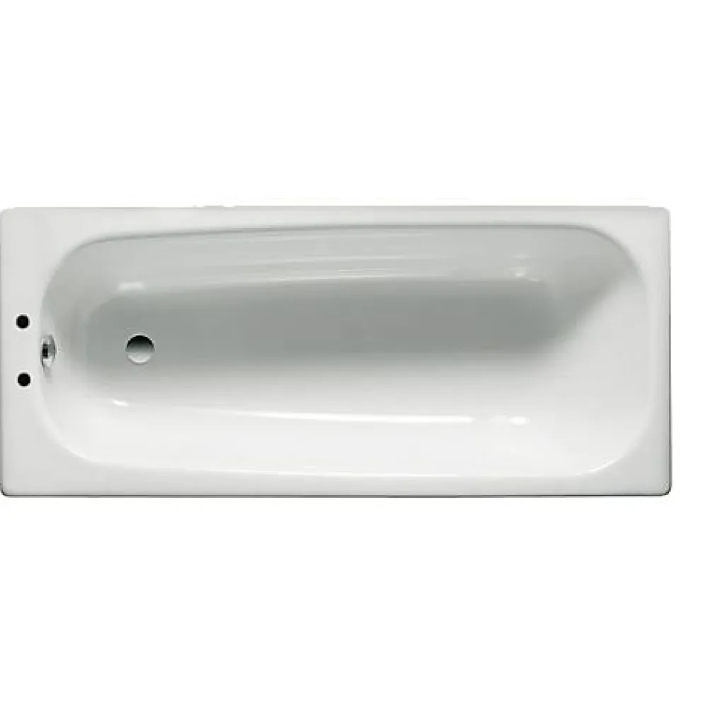 Baignoire Droite|Roca Baignoire avec pieds CONTESA 160x70cm percée 2 trous avec pieds en acier blanc - - A235997000