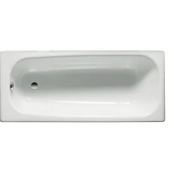 Roca Baignoire avec pieds CONTESA 170x70cm non percée en acier blanc - - A235890000