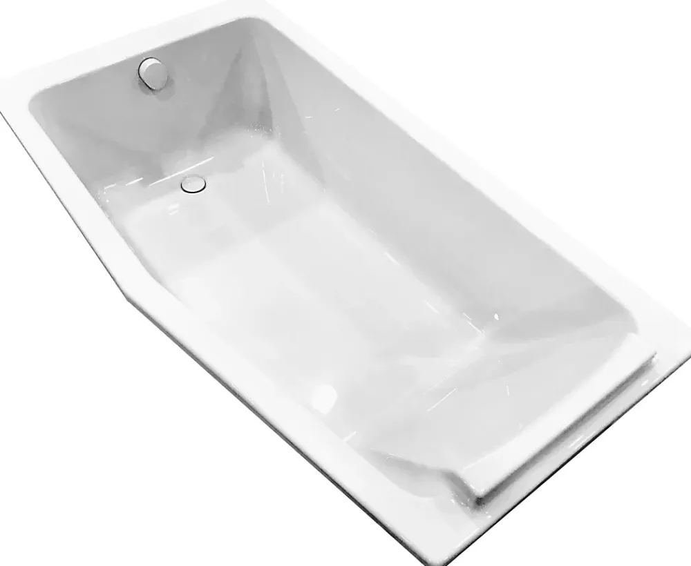 Jacob Delafon Baignoire bain douche 170 x 85 cm blanc brillant