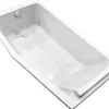 Jacob Delafon Baignoire bain douche 160 x 85 cm blanc brillant