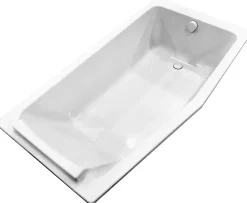 Baignoire Douche|Jacob Delafon Baignoire bain douche 170 x 85 cm blanc mat