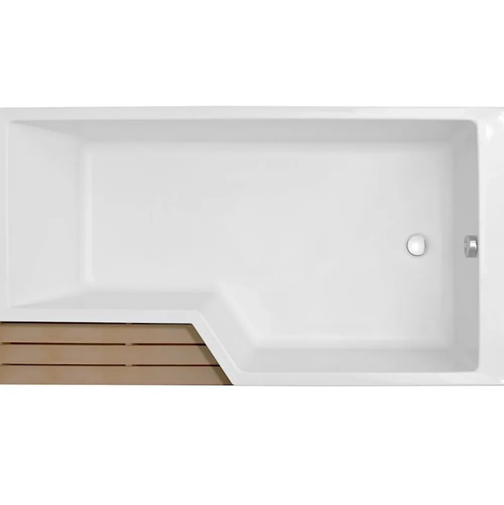 Jacob Delafon Baignoire bain douche 170 x 90 cm Neo blanc mat droite