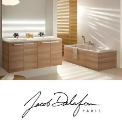Baignoire Droite|Jacob Delafon Baignoire bain douche Struktura + pare bain + étagère 170 X 75