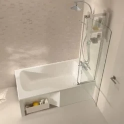 Baignoire Droite|Jacob Delafon Baignoire bain douche Malice version droite Blanc brillant 160 x 85