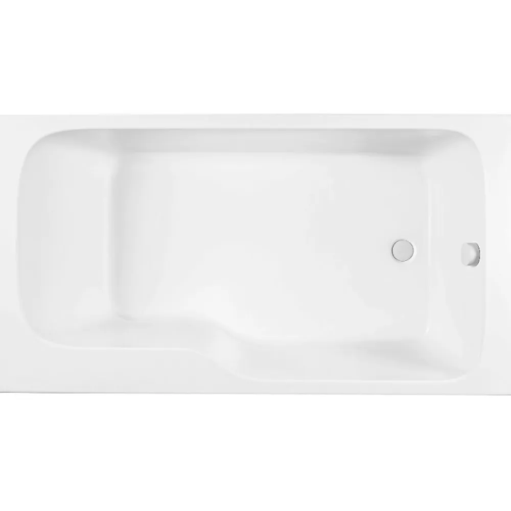 Baignoire Droite|Jacob Delafon Baignoire bain douche Malice, version droite Blanc brillant 170 x 90